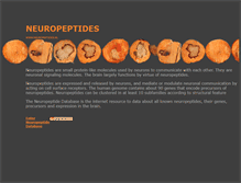 Tablet Screenshot of neuropeptides.nl